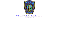 Desktop Screenshot of ludlowpolice.com