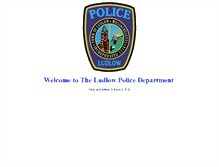 Tablet Screenshot of ludlowpolice.com